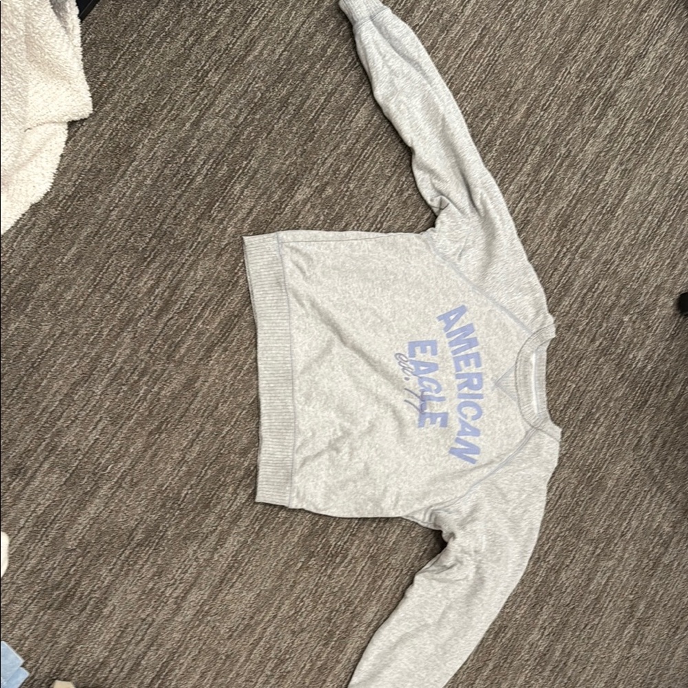 American Eagle Outfitters Kids Gray Sweatshirt